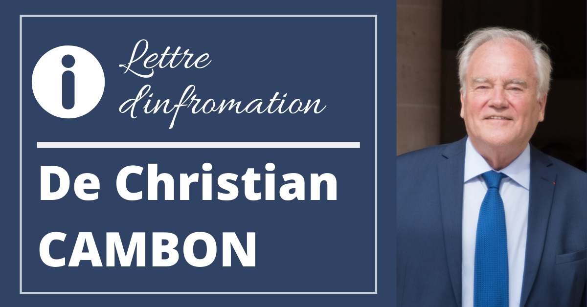 Lettre d’information de Christian Cambon – février 2020